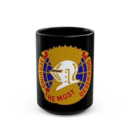 Troop Support Agency (U.S. Army) Black Coffee Mug-15oz-Go Mug Yourself