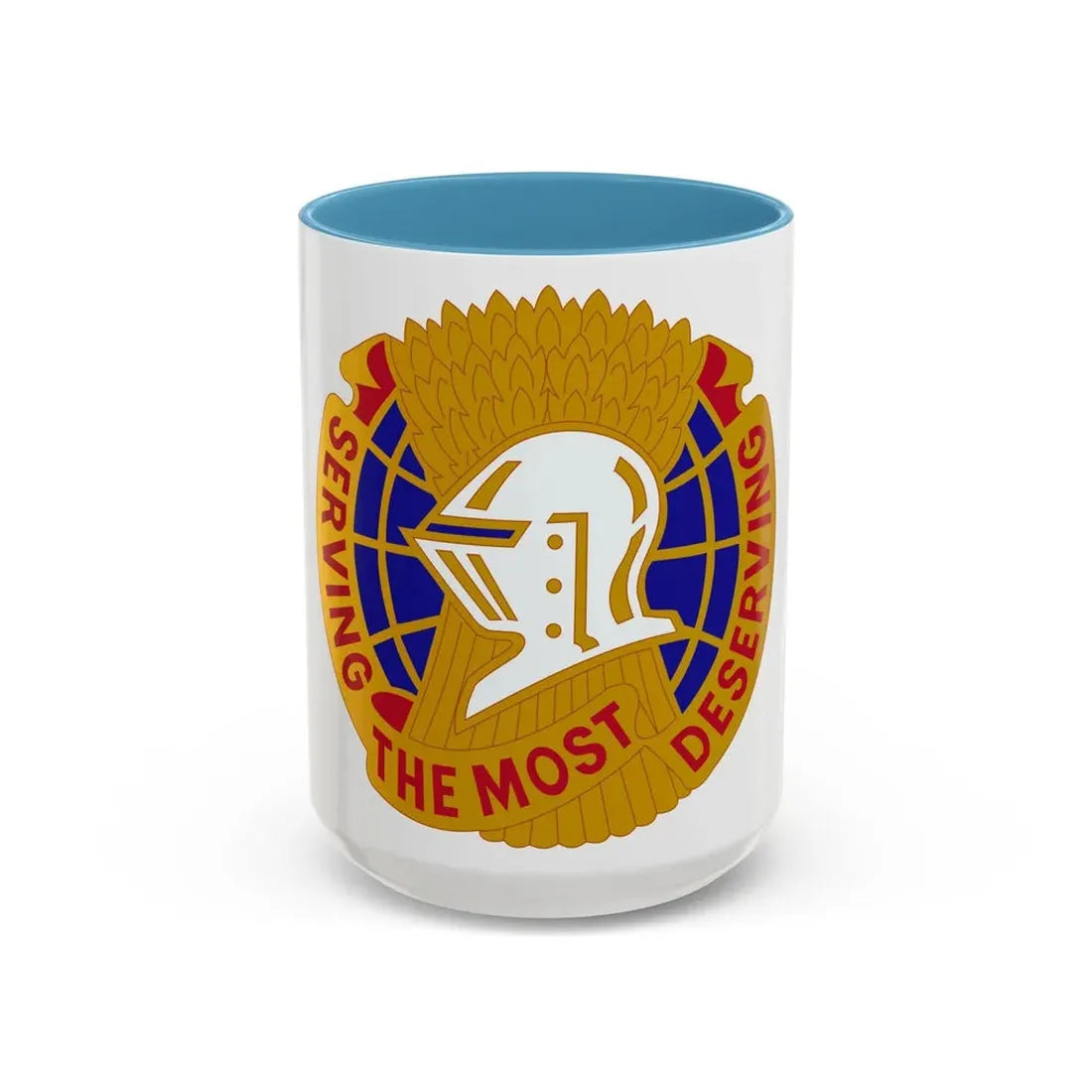 Troop Support Agency (U.S. Army) Accent Coffee Mug 15oz Light Blue - Go Mug Yourself