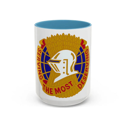 Troop Support Agency (U.S. Army) Accent Coffee Mug 15oz Light Blue - Go Mug Yourself