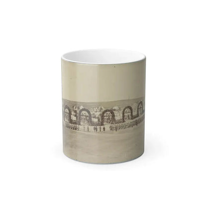 Troops in Formation at Camp of the 44Th New York Infantry Near Alexandria, Va. (U.S. Civil War) Color Changing Coffee Mug 11oz Default Title 11oz - Go Mug Yourself