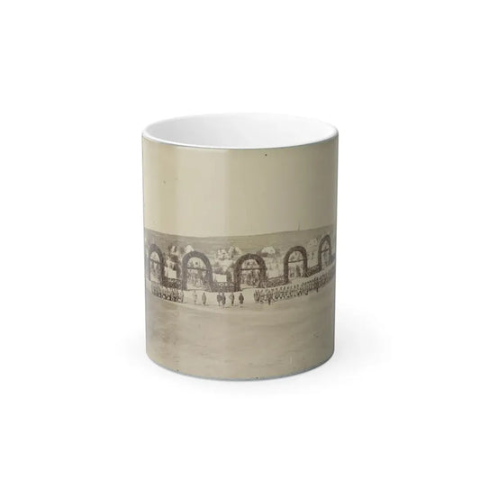 Troops in Formation at Camp of the 44Th New York Infantry Near Alexandria, Va. (U.S. Civil War) Color Changing Coffee Mug 11oz Default Title 11oz - Go Mug Yourself