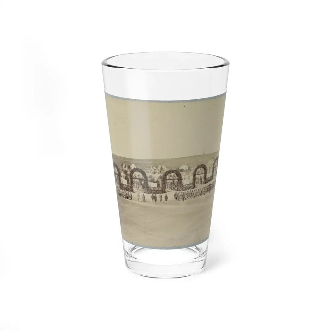 Troops In Formation At Camp Of The 44th New York Infantry Near Alexandria, Va. (U.S. Civil War) Pint Glass 16oz 16oz - Go Mug Yourself