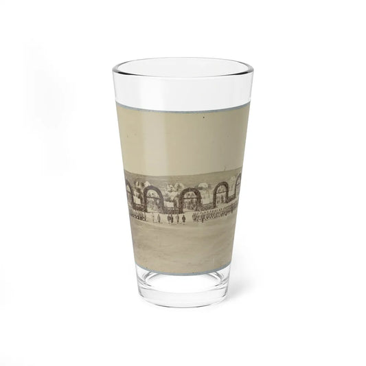 Troops In Formation At Camp Of The 44th New York Infantry Near Alexandria, Va. (U.S. Civil War) Pint Glass 16oz-16oz-Go Mug Yourself