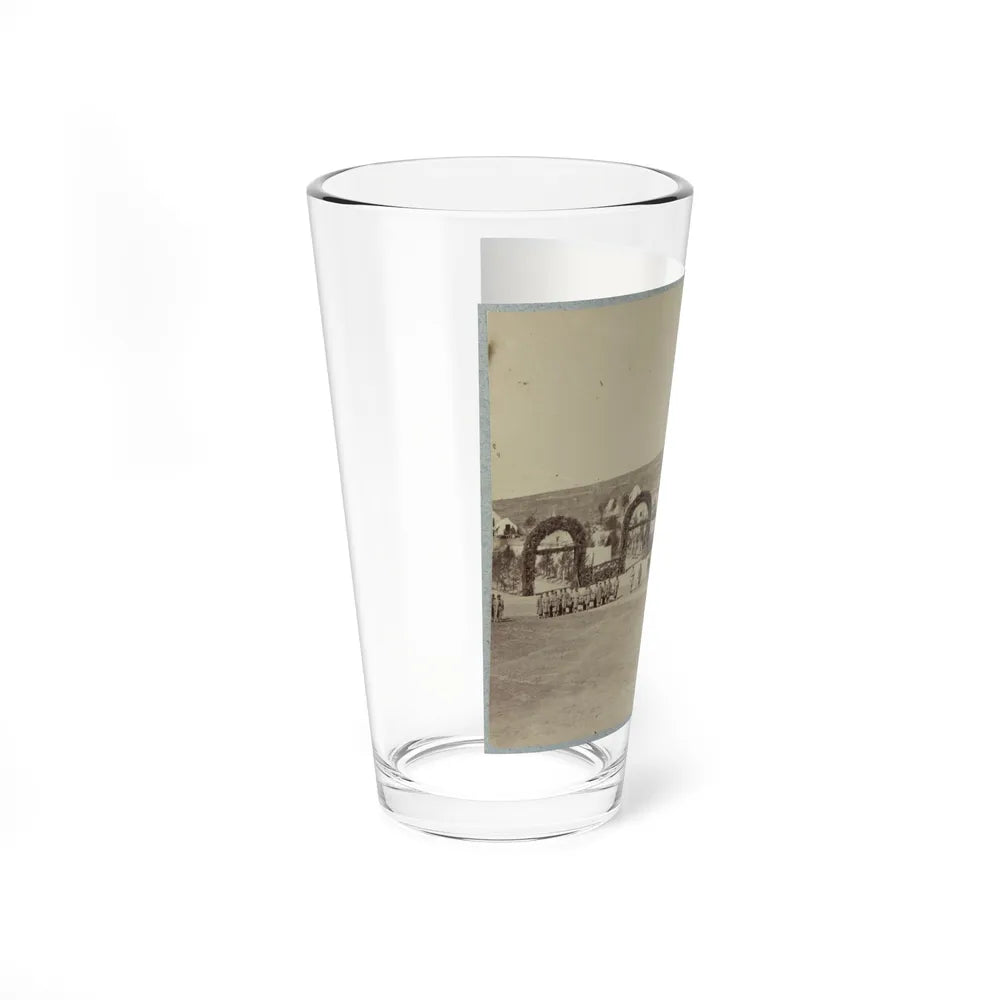 Troops In Formation At Camp Of The 44th New York Infantry Near Alexandria, Va. (U.S. Civil War) Pint Glass 16oz-Go Mug Yourself