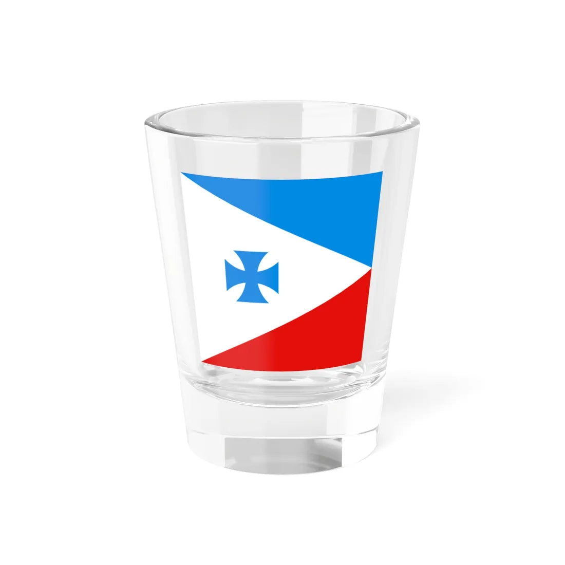 Trostinka vas prapor (Ukraine) Shot Glass 1.5oz 1.5oz - Go Mug Yourself