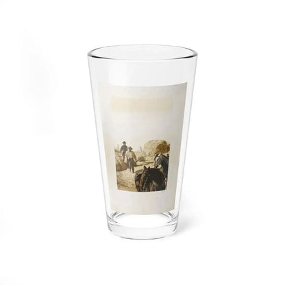 Trouble at Quinn's Crossing (Gunsmoke Western), paperback cover, 1971 - Pint Glass 16oz 16oz - Go Mug Yourself