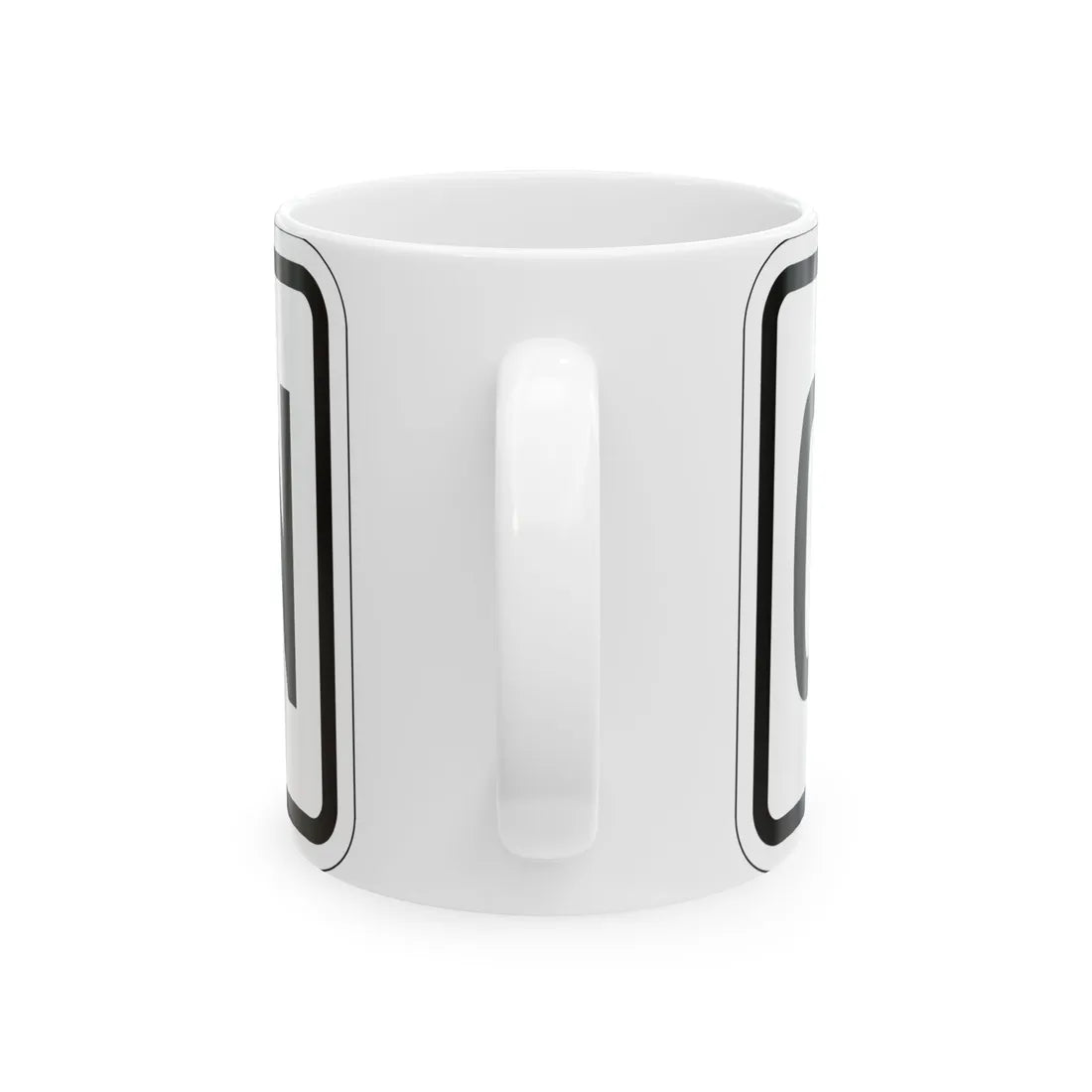 Truck plate es (Puerto Rico) (Road Sign) White Coffee Mug - Go Mug Yourself