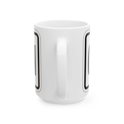 Truck plate es (Puerto Rico) (Road Sign) White Coffee Mug - Go Mug Yourself