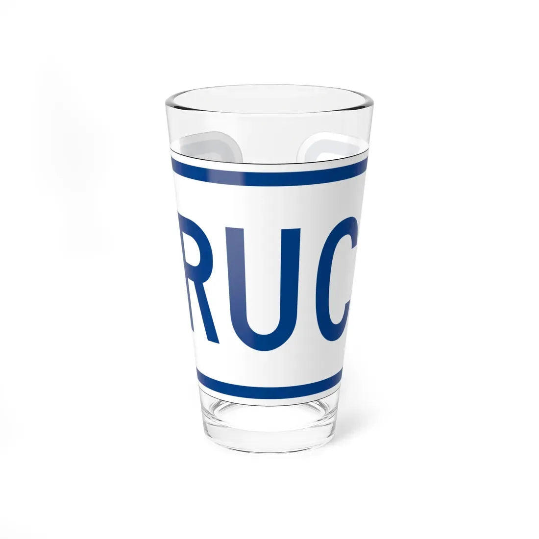 Truck plate South Carolina (South Carolina) (Road Sign) Pint Glass 16oz 16oz - Go Mug Yourself