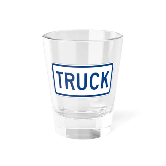 Truck plate South Carolina (South Carolina) (Road Sign) Shot Glass 1.5oz 1.5oz - Go Mug Yourself