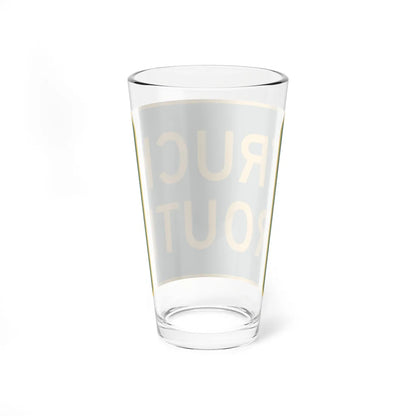 Truck Route plate GSP (New Jersey) (Road Sign) Pint Glass 16oz - Go Mug Yourself