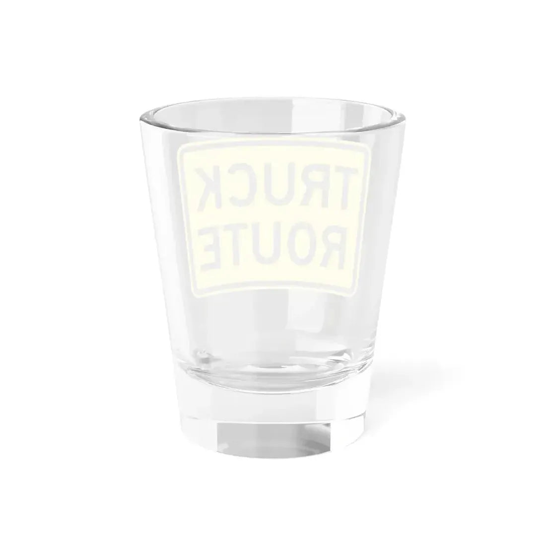 Truck Route plate Wyoming (Wyoming) (Road Sign) Shot Glass 1.5oz - Go Mug Yourself