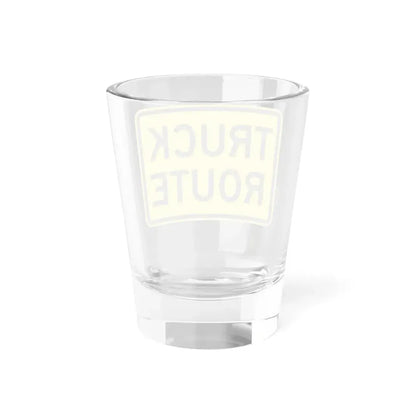 Truck Route plate Wyoming (Wyoming) (Road Sign) Shot Glass 1.5oz - Go Mug Yourself