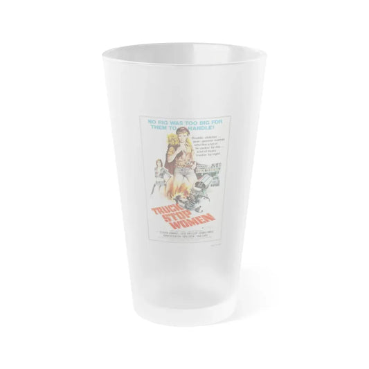 TRUCK STOP WOMEN 1974 Movie Poster - Frosted Pint Glass 16oz Default Title - Go Mug Yourself