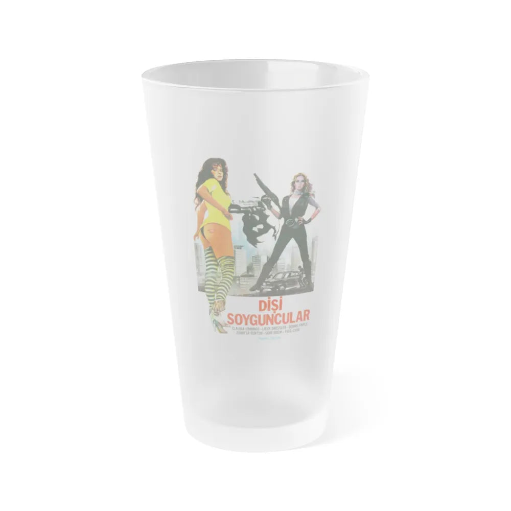 TRUCK STOP WOMEN (TURKISH) 1974 Movie Poster - Frosted Pint Glass 16oz-Go Mug Yourself