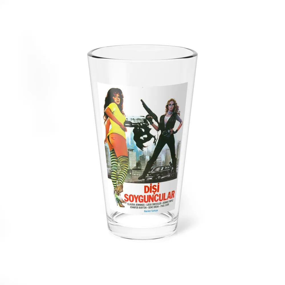 TRUCK STOP WOMEN (TURKISH) 1974 Movie Poster - Pint Glass 16oz-16oz-Go Mug Yourself