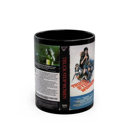 TRUCK STOP WOMEN (VHS COVER) - Black Coffee Mug 11oz - Go Mug Yourself
