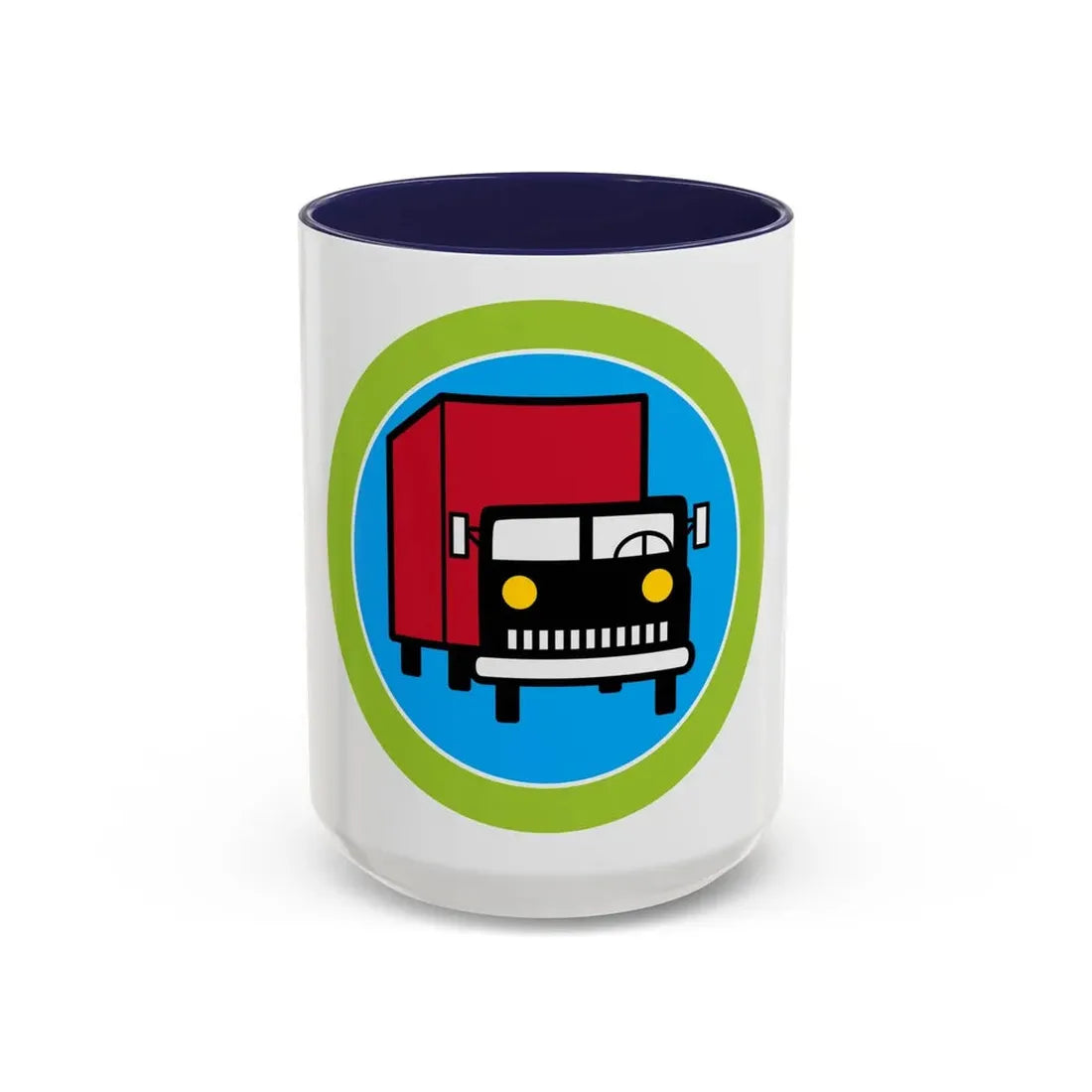 Truck Transportation (Boy Scout Merit Badge) Accent Coffee Mug 15oz Navy - Go Mug Yourself