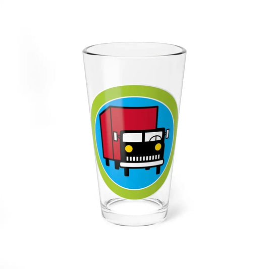 Truck Transportation (Boy Scout Merit Badge) Pint Glass 16oz 16oz - Go Mug Yourself
