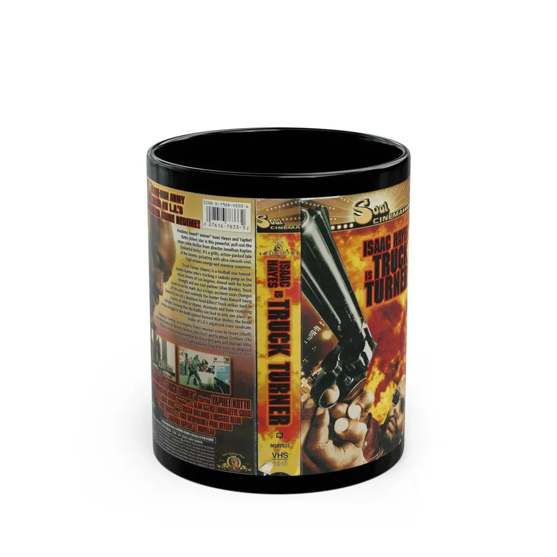 TRUCK TURNER (VHS COVER) - Black Coffee Mug 11oz - Go Mug Yourself