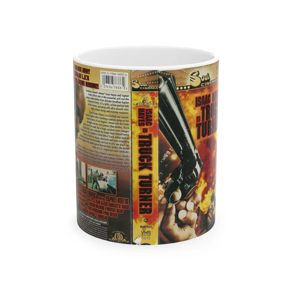 TRUCK TURNER (VHS COVER) - White Coffee Mug-11oz-Go Mug Yourself