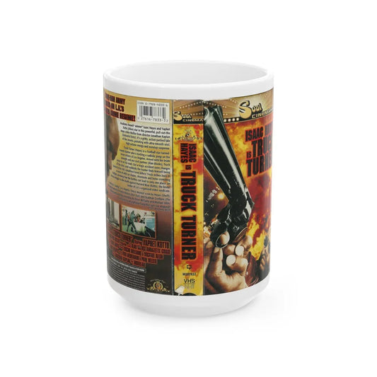 TRUCK TURNER (VHS COVER) - White Coffee Mug-15oz-Go Mug Yourself