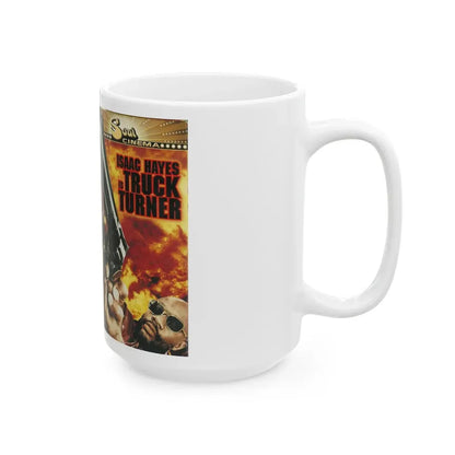 TRUCK TURNER (VHS COVER) - White Coffee Mug - Go Mug Yourself