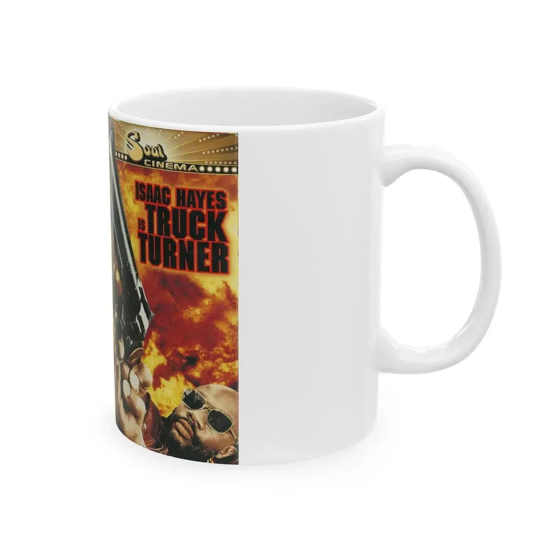 TRUCK TURNER (VHS COVER) - White Coffee Mug - Go Mug Yourself