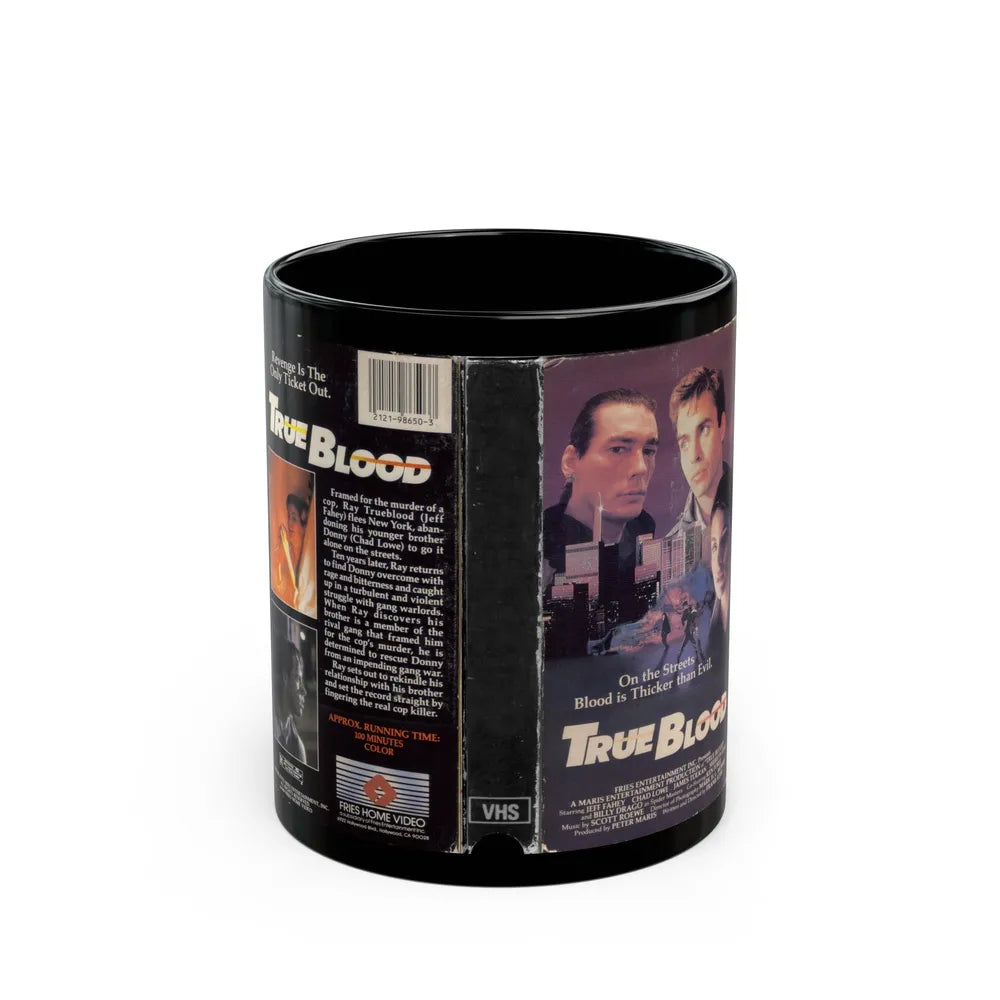 TRUE BLOOD (VHS COVER) - Black Coffee Mug-11oz-Go Mug Yourself