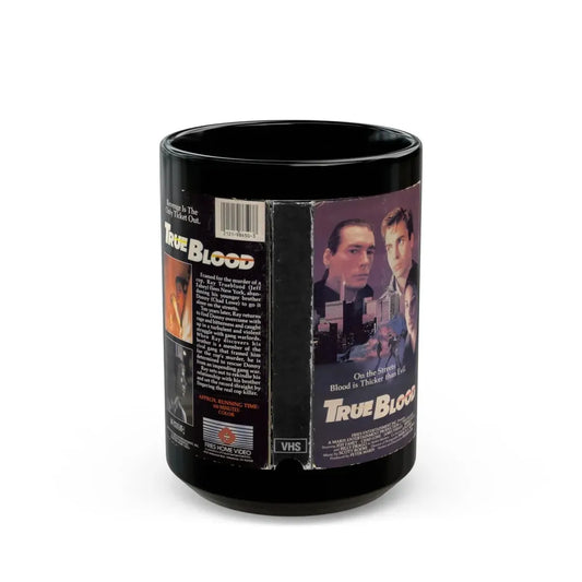 TRUE BLOOD (VHS COVER) - Black Coffee Mug 15oz - Go Mug Yourself