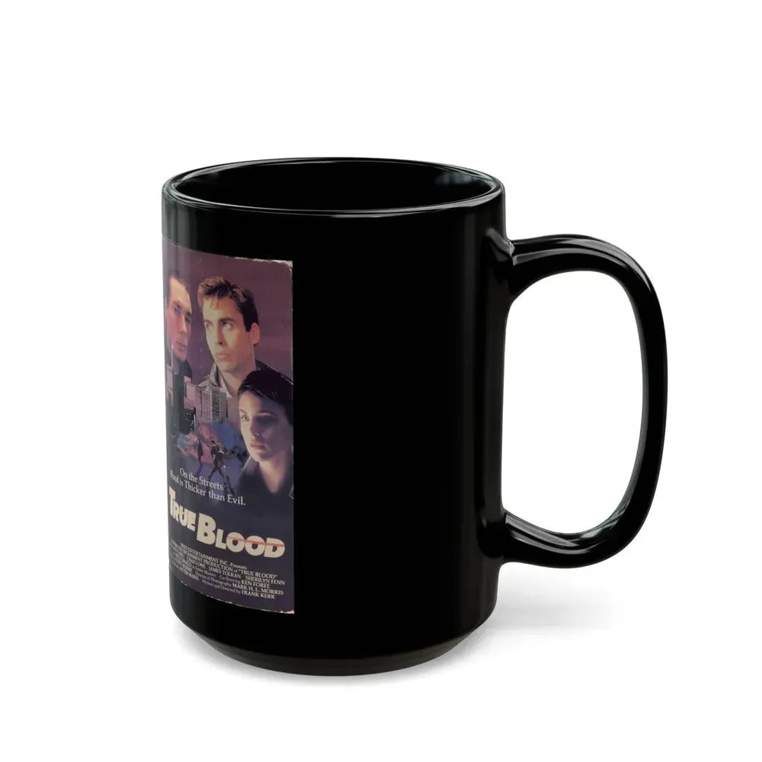 TRUE BLOOD (VHS COVER) - Black Coffee Mug - Go Mug Yourself