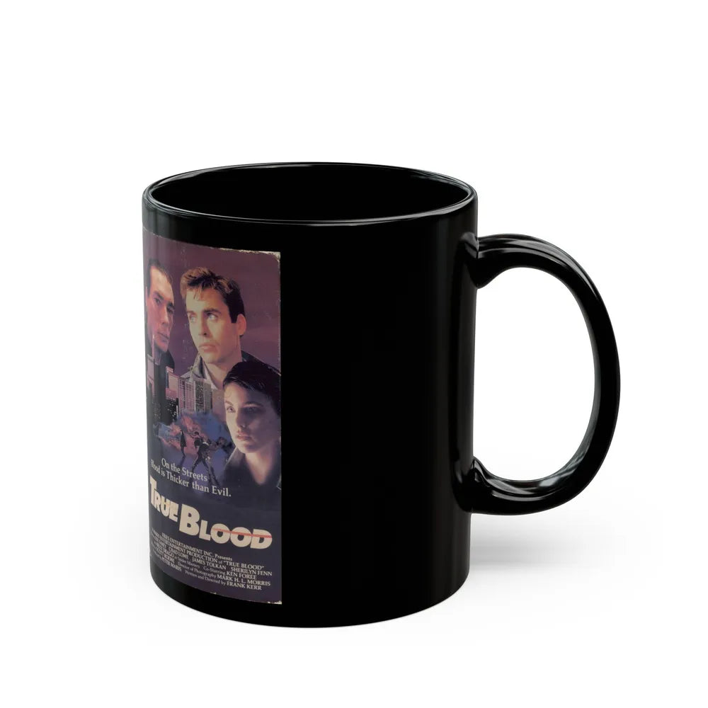 TRUE BLOOD (VHS COVER) - Black Coffee Mug-Go Mug Yourself