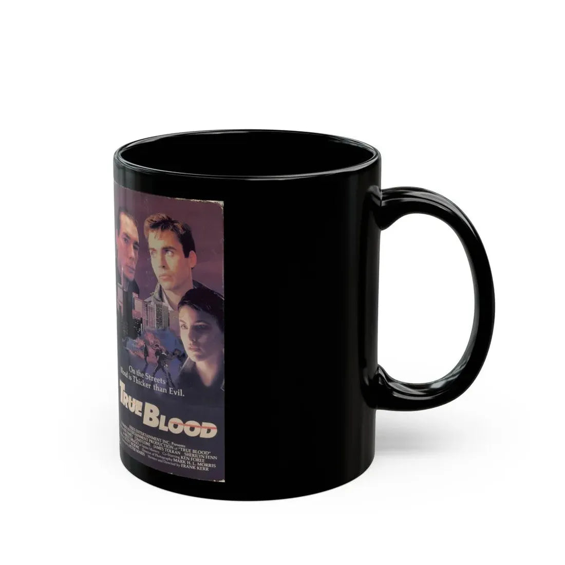 TRUE BLOOD (VHS COVER) - Black Coffee Mug - Go Mug Yourself
