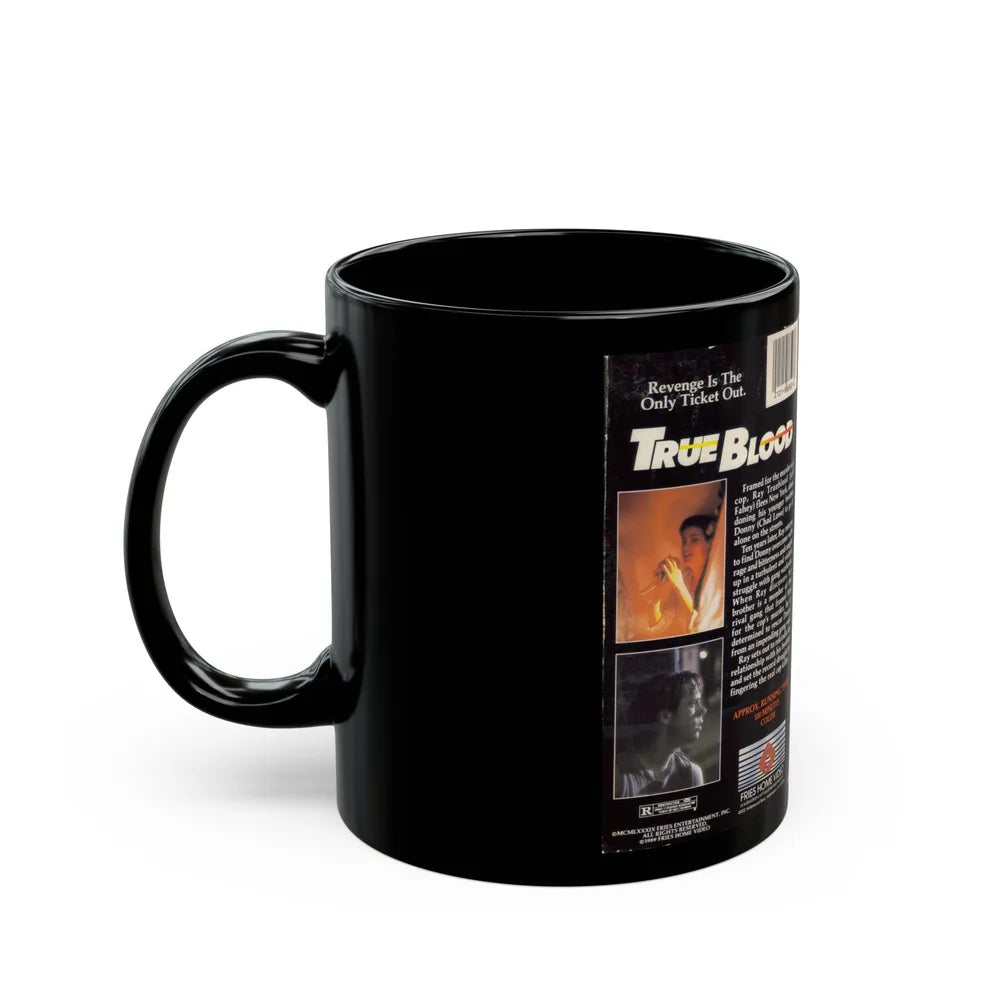 TRUE BLOOD (VHS COVER) - Black Coffee Mug-Go Mug Yourself