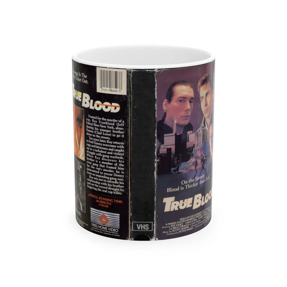 TRUE BLOOD (VHS COVER) - White Coffee Mug-11oz-Go Mug Yourself