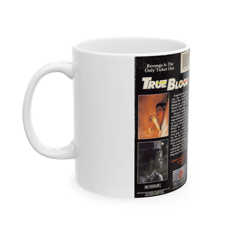 TRUE BLOOD (VHS COVER) - White Coffee Mug-Go Mug Yourself