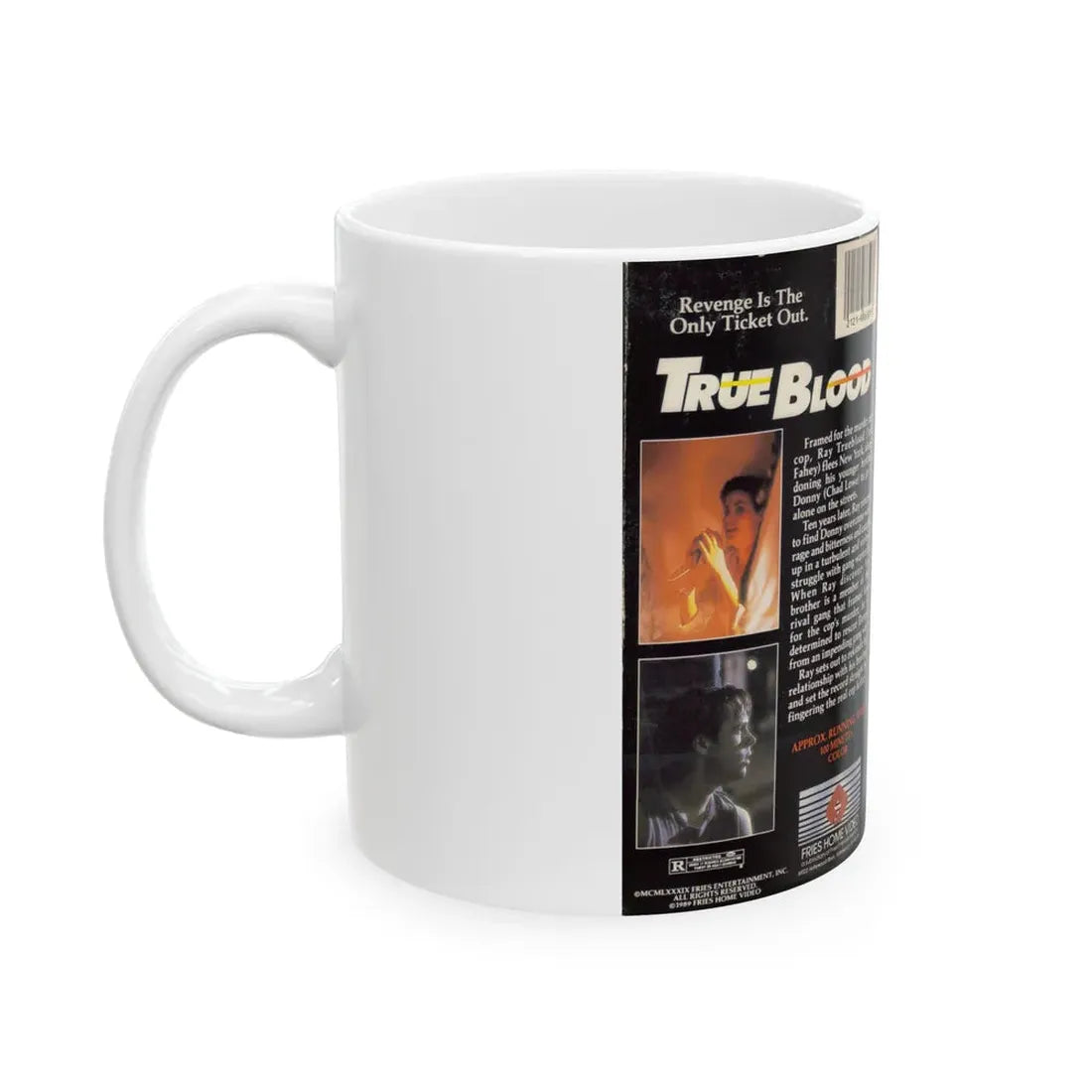 TRUE BLOOD (VHS COVER) - White Coffee Mug - Go Mug Yourself