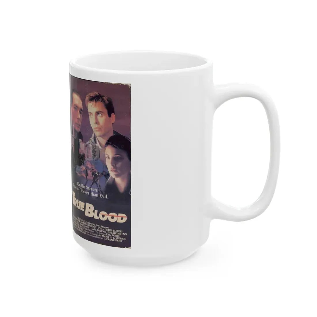 TRUE BLOOD (VHS COVER) - White Coffee Mug - Go Mug Yourself