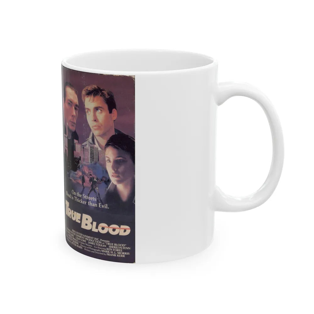 TRUE BLOOD (VHS COVER) - White Coffee Mug-Go Mug Yourself