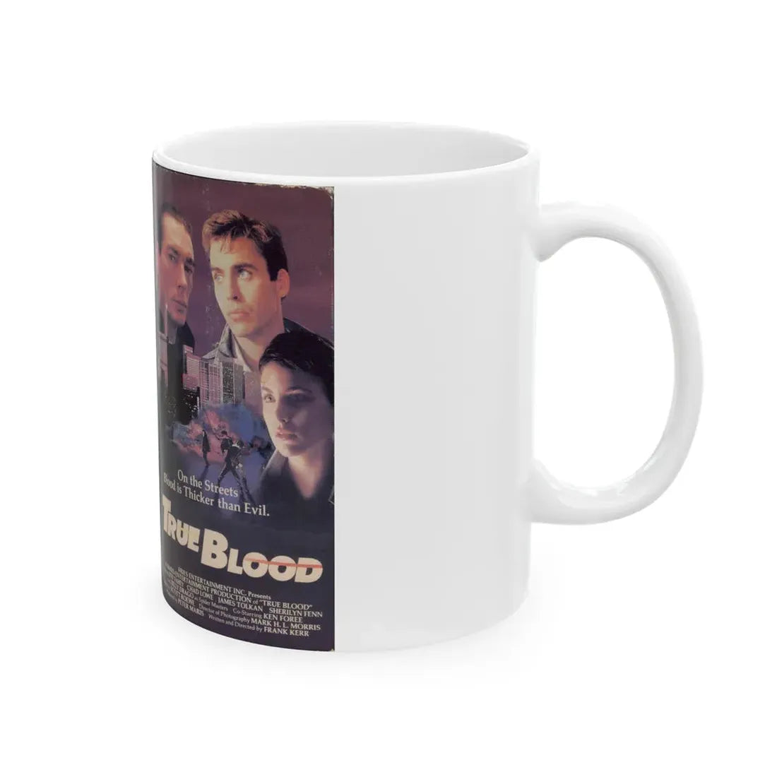 TRUE BLOOD (VHS COVER) - White Coffee Mug - Go Mug Yourself