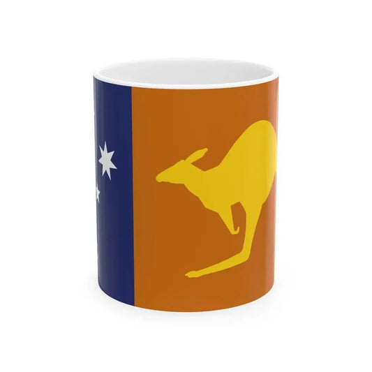 True Blue Flag 1995 Australian Flag Proposal (Australia) White Coffee Mug 11oz - Go Mug Yourself