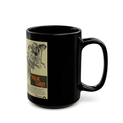 TRUE GRIT (VHS COVER) - Black Coffee Mug-Go Mug Yourself