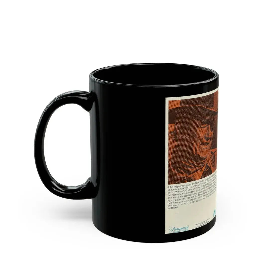 TRUE GRIT (VHS COVER) - Black Coffee Mug - Go Mug Yourself