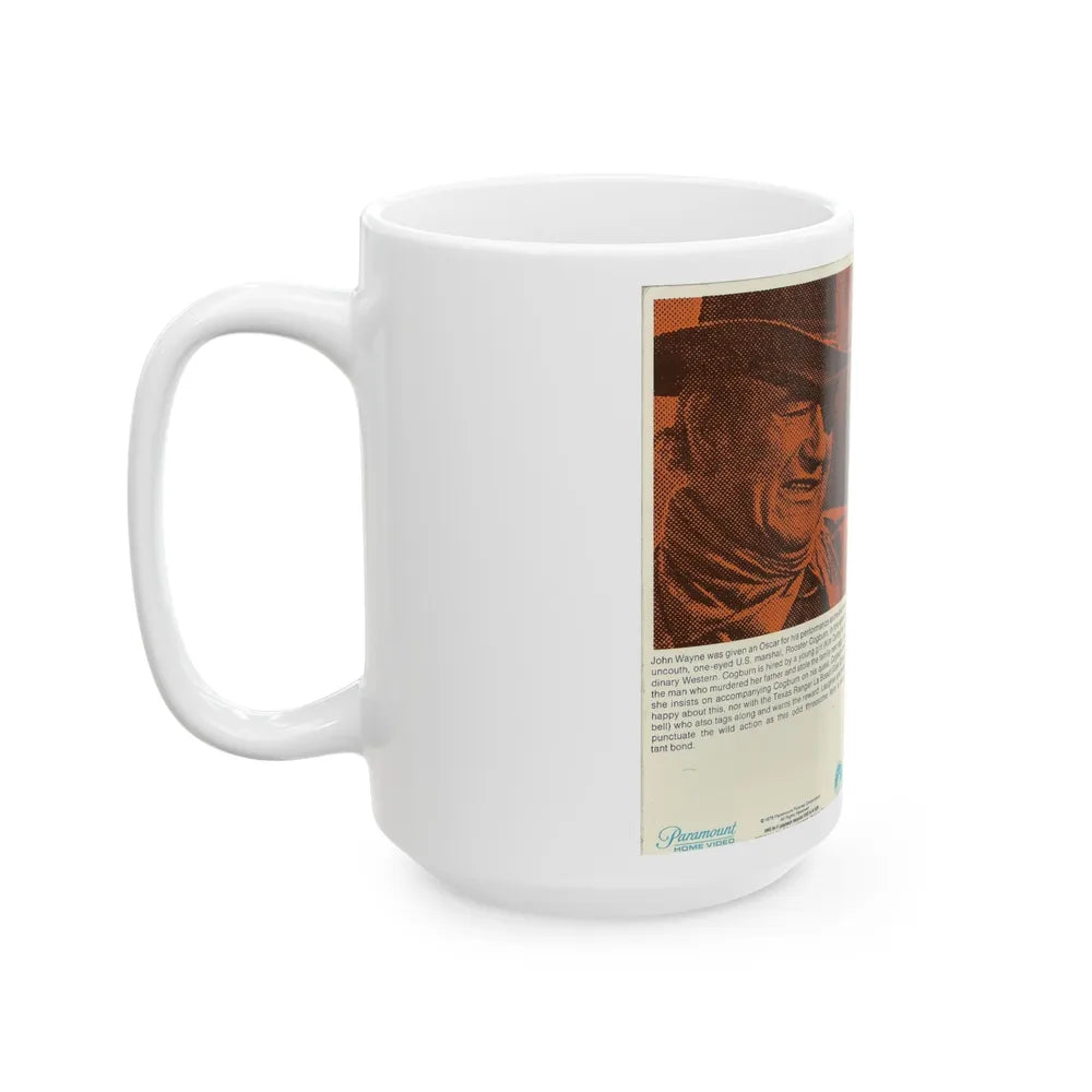 TRUE GRIT (VHS COVER) - White Coffee Mug-Go Mug Yourself