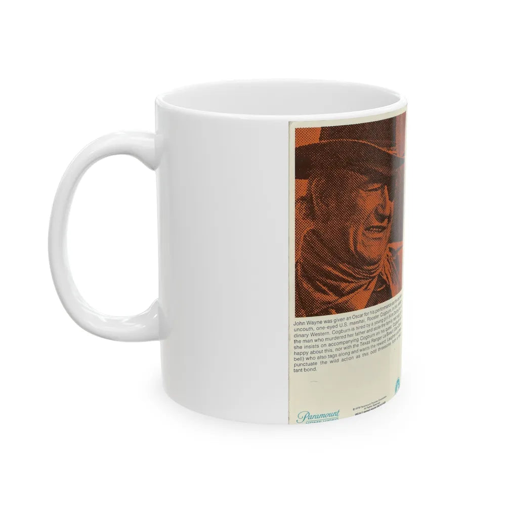 TRUE GRIT (VHS COVER) - White Coffee Mug-Go Mug Yourself