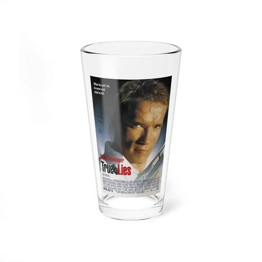 TRUE LIES 1994 Movie Poster - Pint Glass 16oz-16oz-Go Mug Yourself