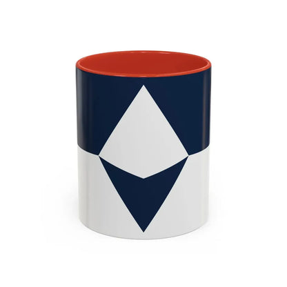 True South Antarctic Flag - Accent Coffee Mug 11oz Red - Go Mug Yourself