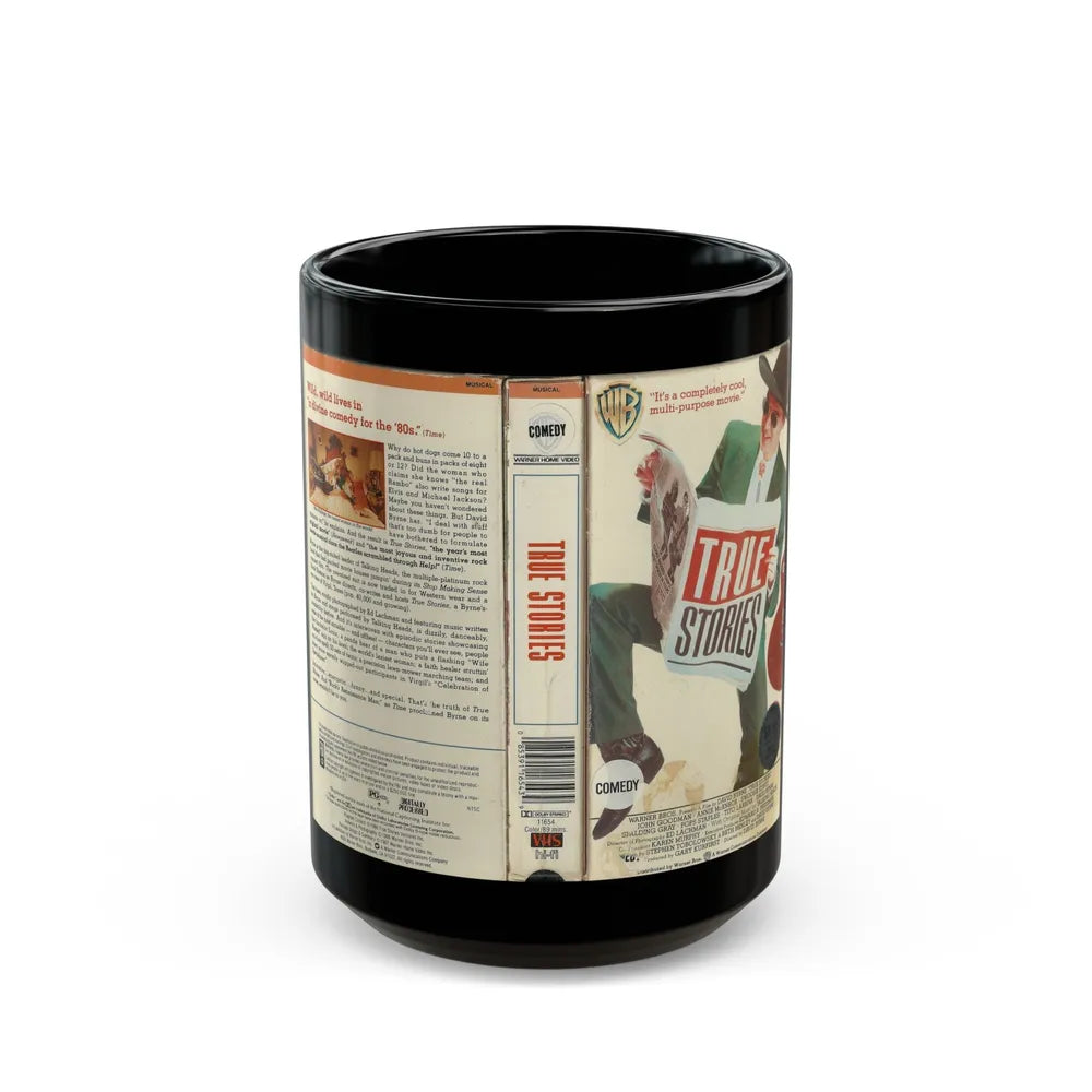 TRUE STORIES (VHS COVER) - Black Coffee Mug-15oz-Go Mug Yourself