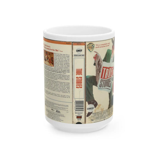 TRUE STORIES (VHS COVER) - White Coffee Mug-15oz-Go Mug Yourself