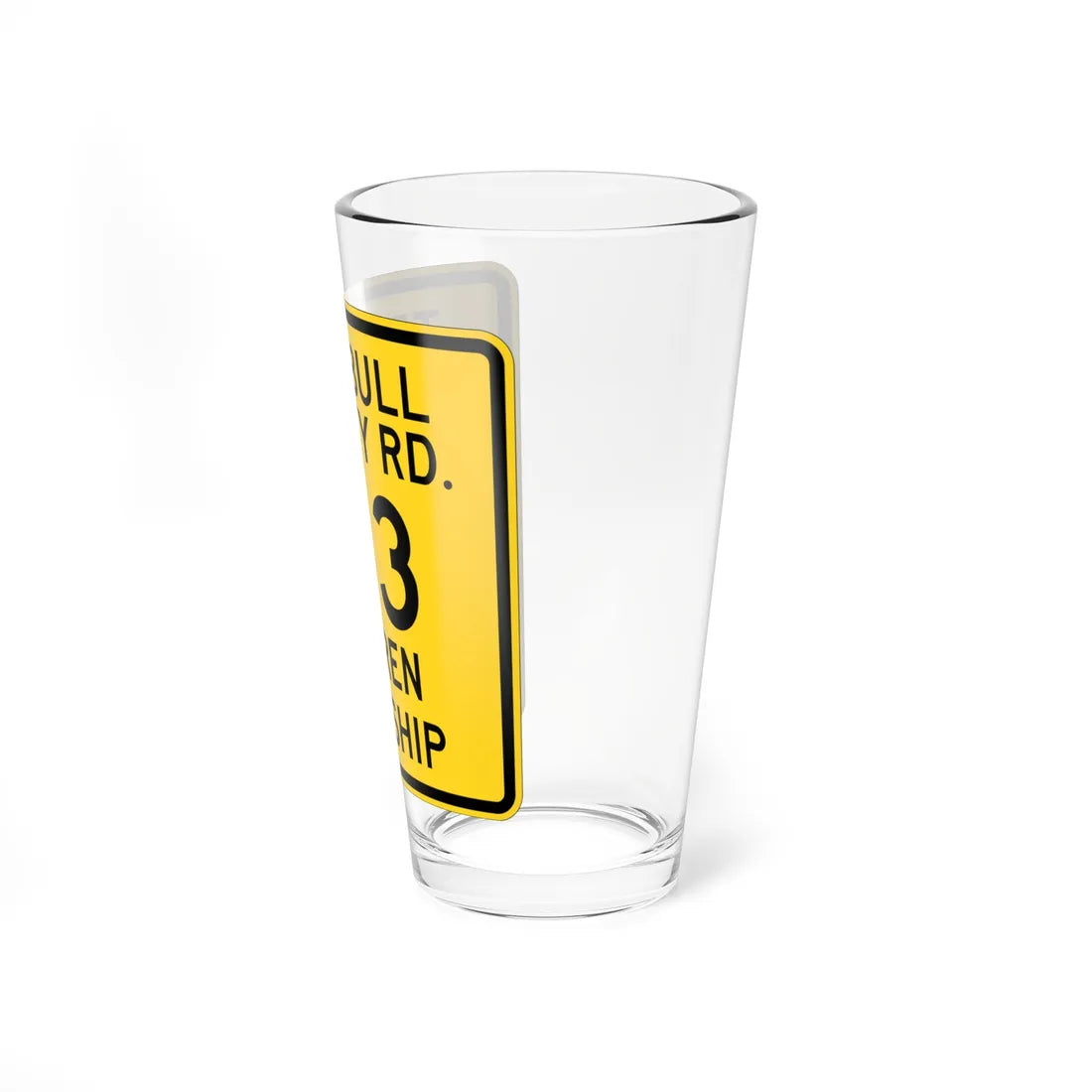 Trumbull County Route 143 OH (Ohio) (Road Sign) Pint Glass 16oz - Go Mug Yourself
